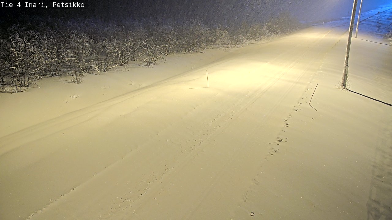 Weather Camera Image Väg 4 Enare, Petsikko, Inari, Lappi