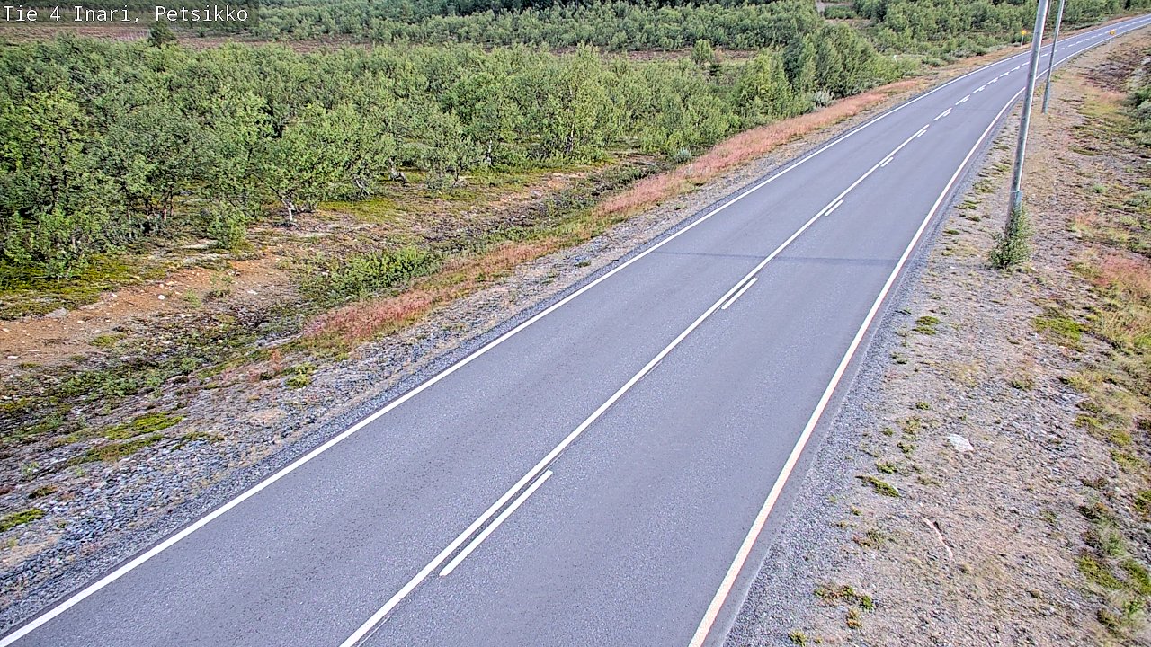 Weather Camera Image Road 4 Inari, Petsikko, Inari, Lappi