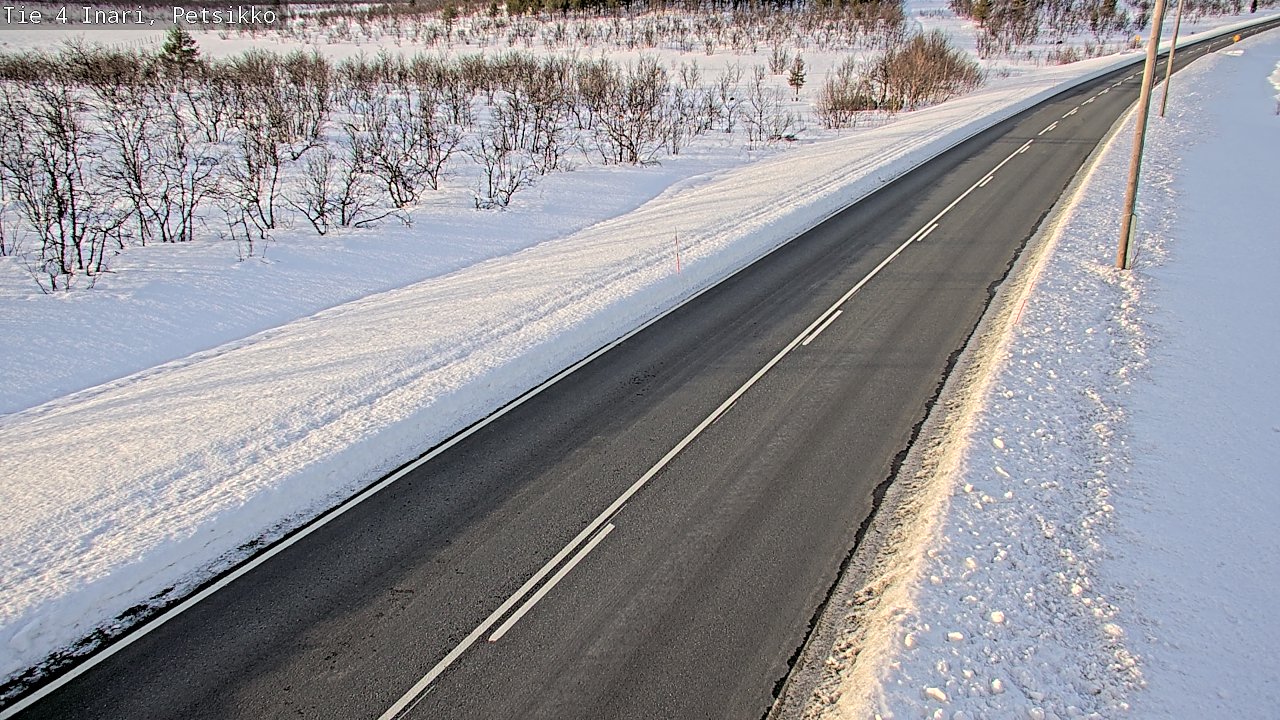 Kelikamerat Kuva Tie 4 Inari, Petsikko, Inari, Lappi