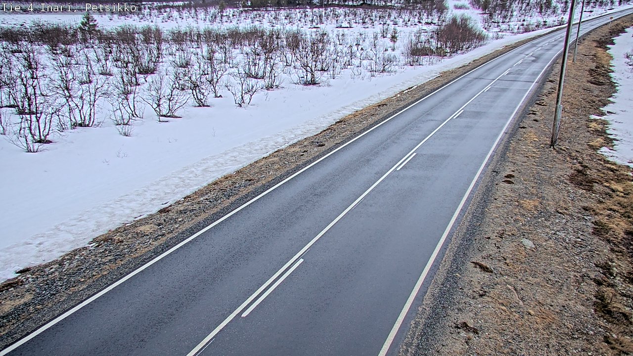 Weather Camera Image Väg 4 Enare, Petsikko, Inari, Lappi