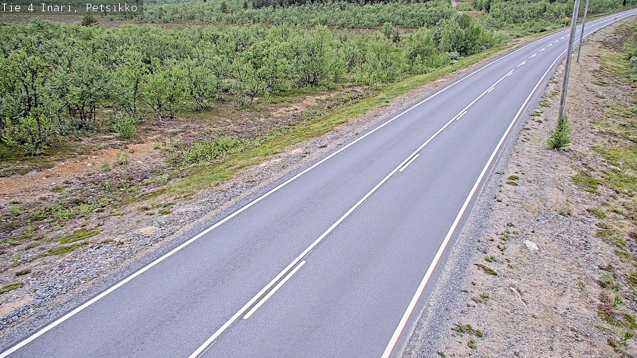 Kelikamerat Kuva Tie 4 Inari, Petsikko, Inari, Lappi