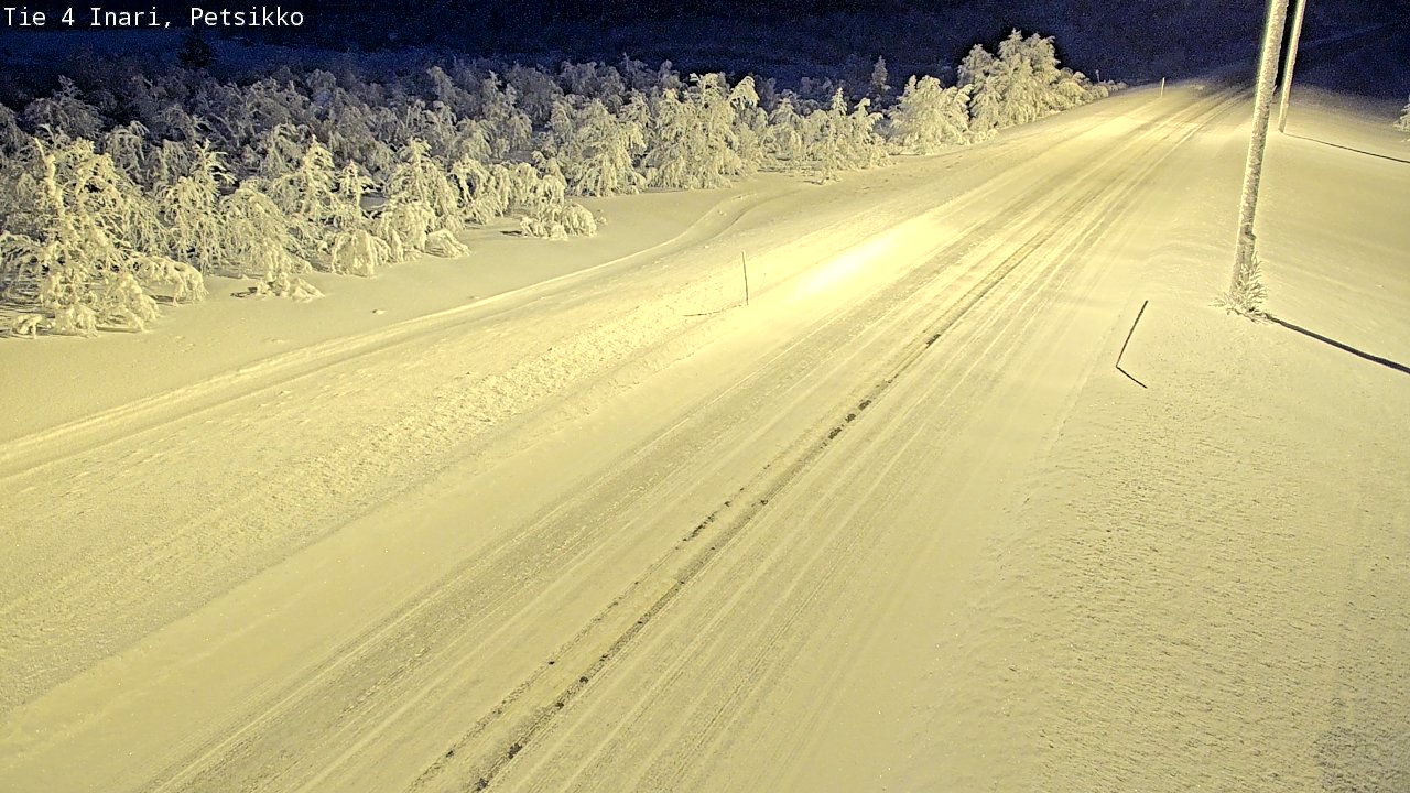 Kelikamerat Kuva Tie 4 Inari, Petsikko, Inari, Lappi