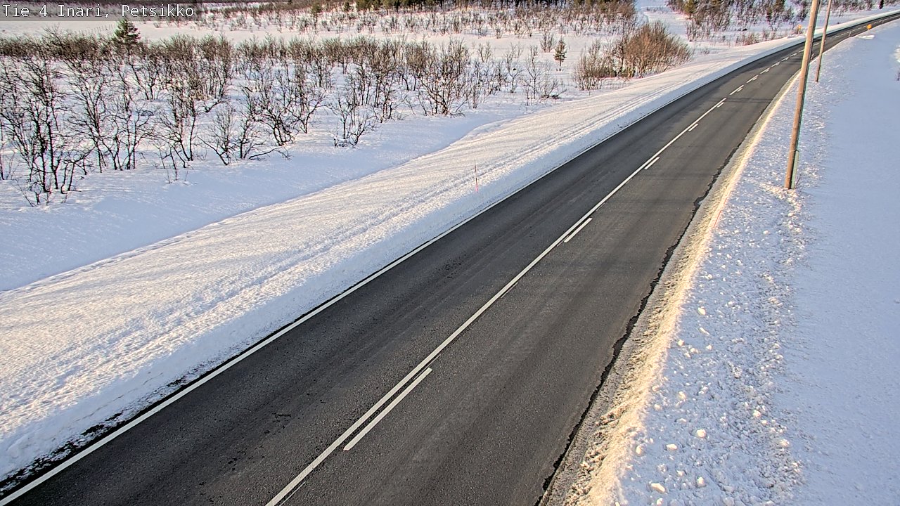 Kelikamerat Kuva Tie 4 Inari, Petsikko, Inari, Lappi