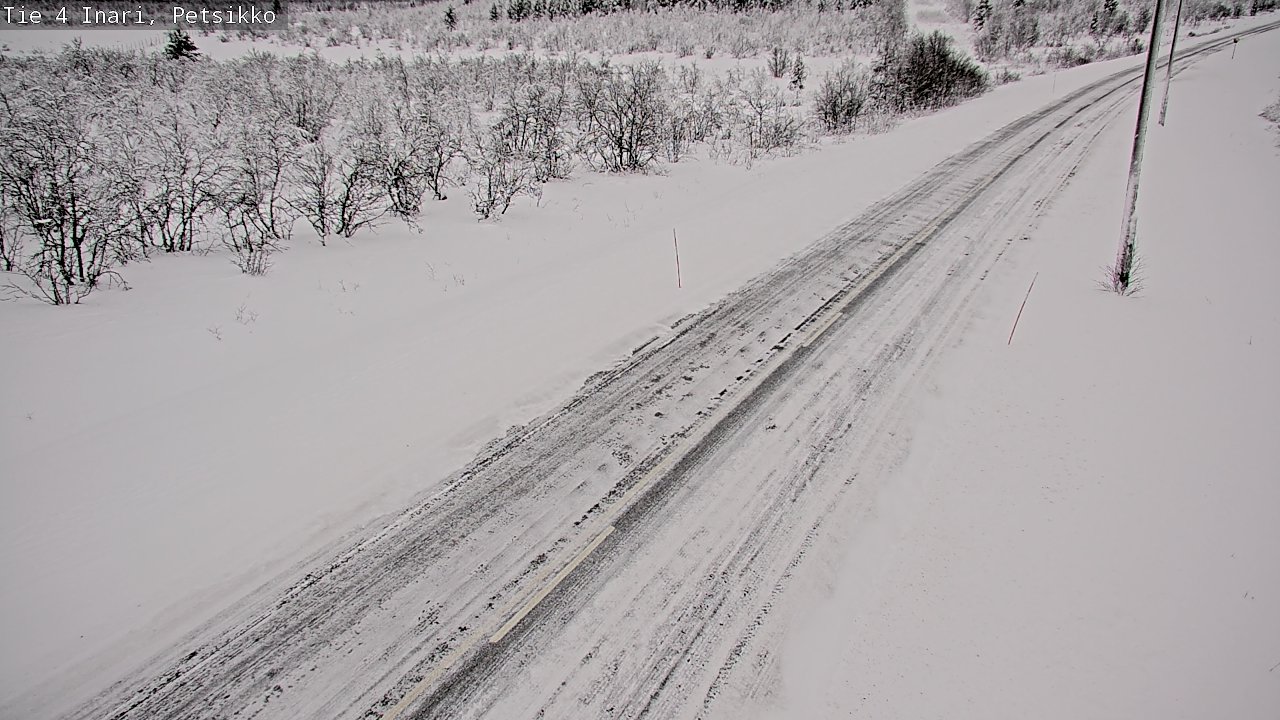 Weather Camera Image Väg 4 Enare, Petsikko, Inari, Lappi