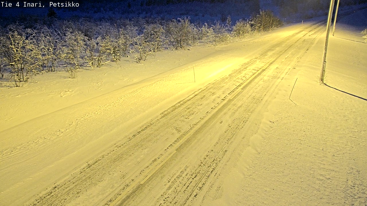Weather Camera Image Väg 4 Enare, Petsikko, Inari, Lappi