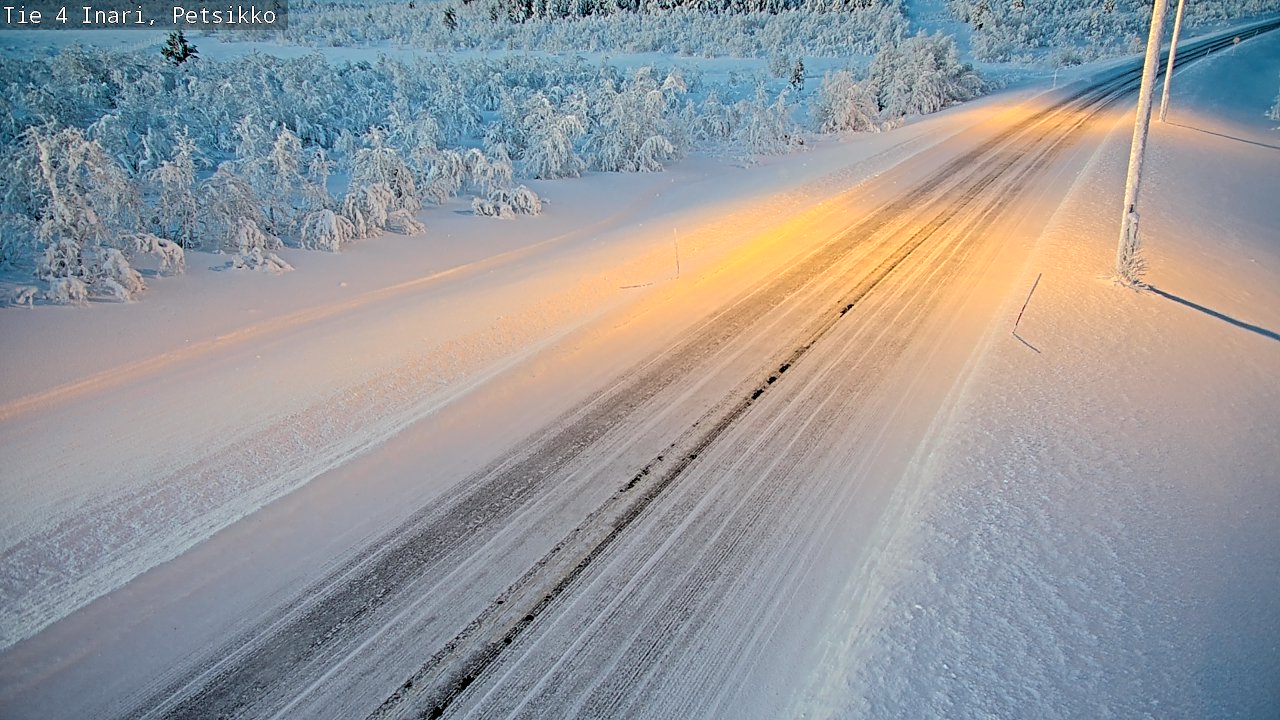 Kelikamerat Kuva Tie 4 Inari, Petsikko, Inari, Lappi