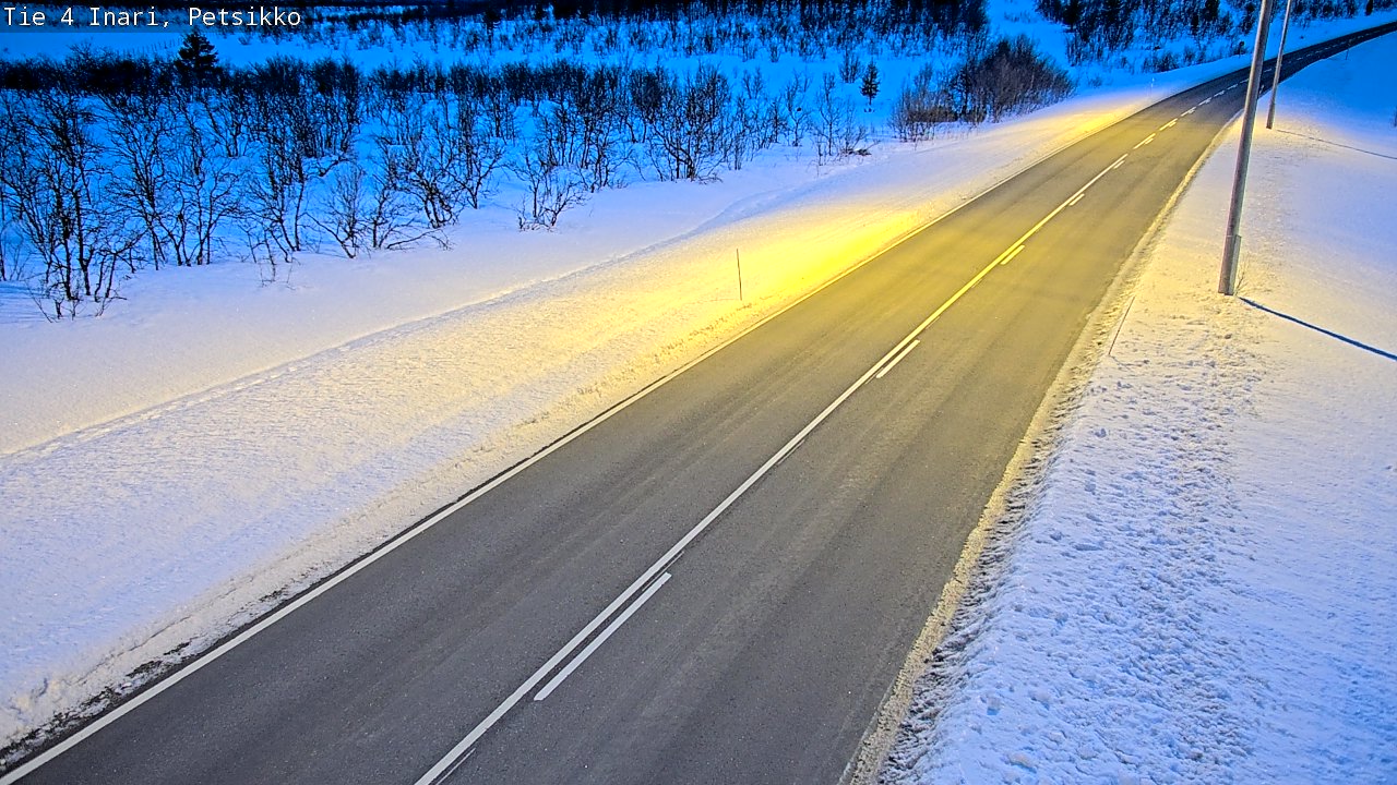 Kelikamerat Kuva Tie 4 Inari, Petsikko, Inari, Lappi