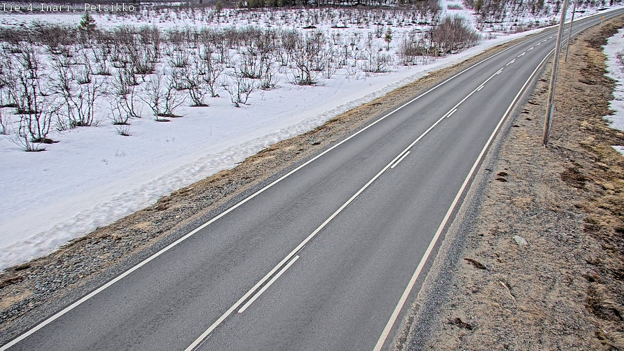Weather Camera Image Väg 4 Enare, Petsikko, Inari, Lappi