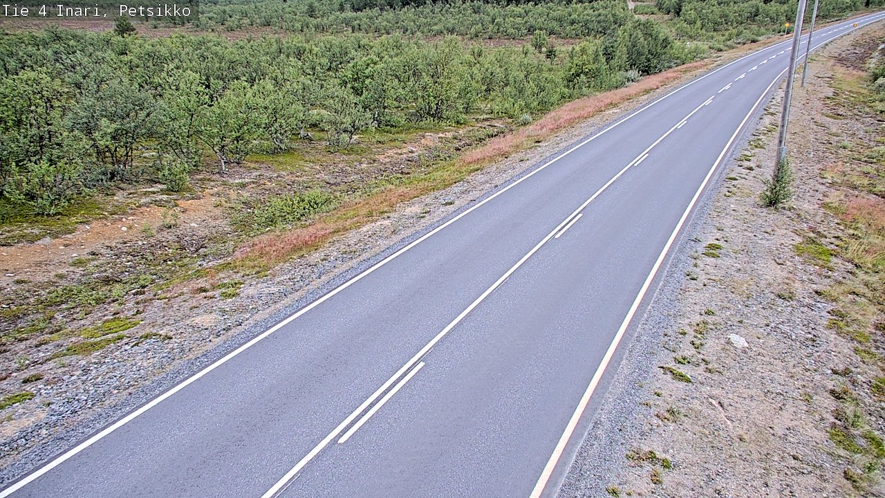 Weather Camera Image Road 4 Inari, Petsikko, Inari, Lappi