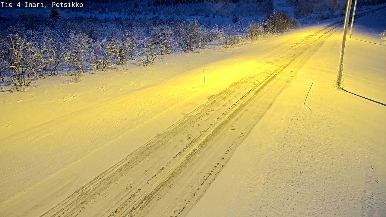 Kelikamerat Kuva Tie 4 Inari, Petsikko, Inari, Lappi