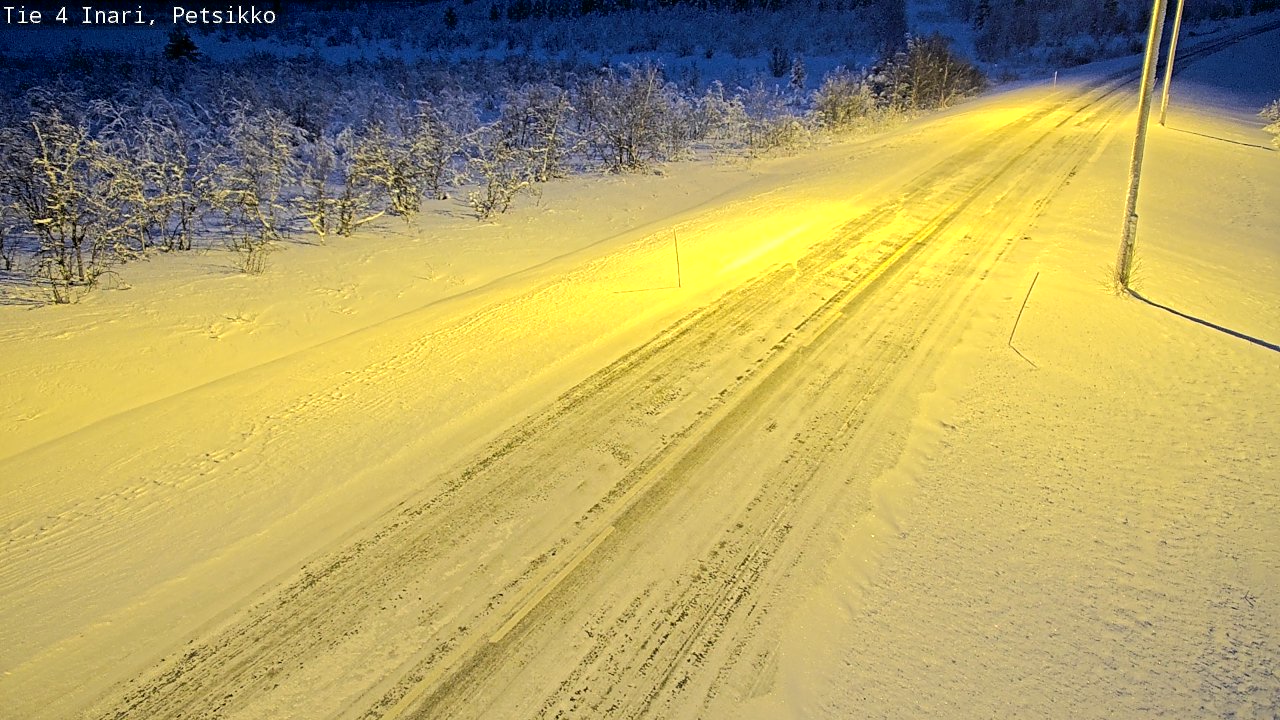 Weather Camera Image Väg 4 Enare, Petsikko, Inari, Lappi