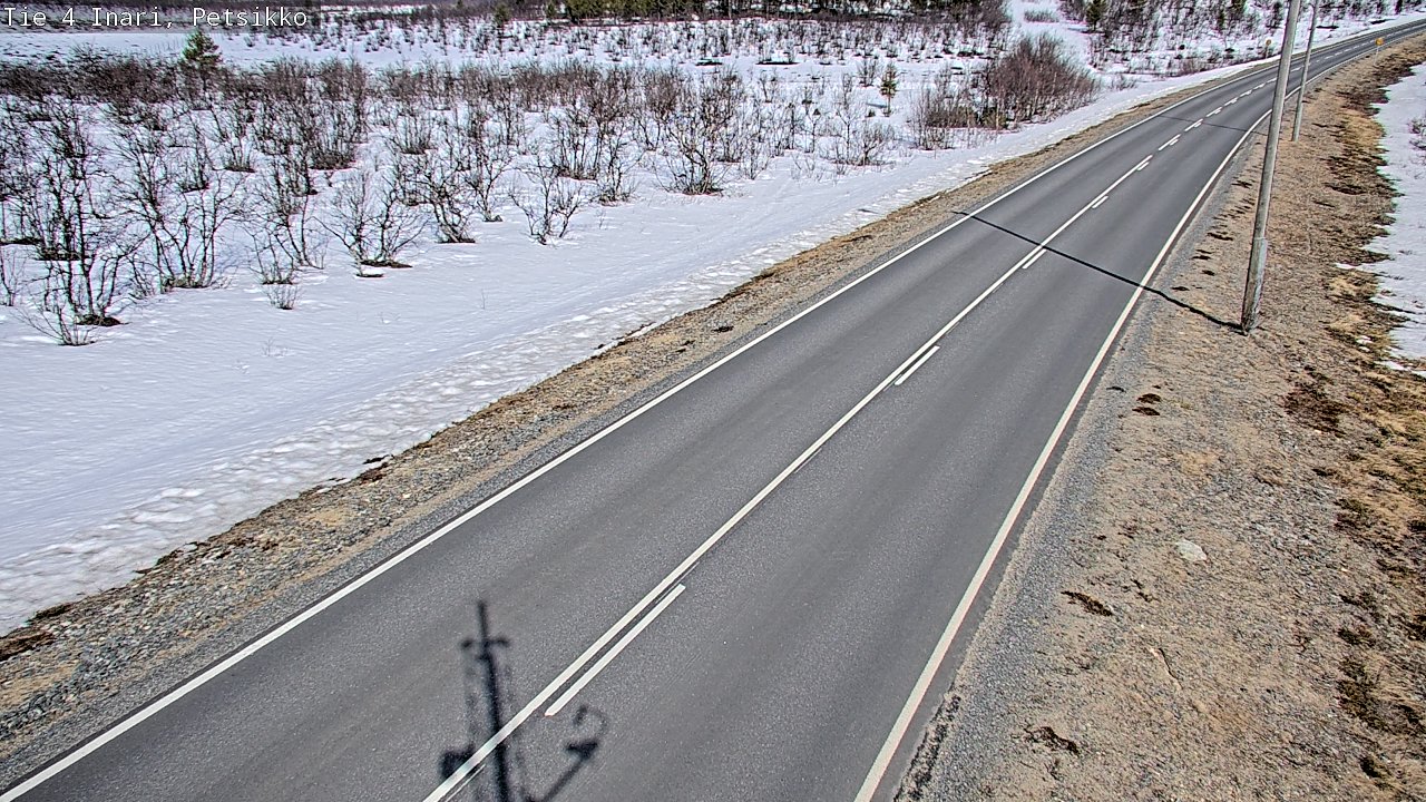 Weather Camera Image Väg 4 Enare, Petsikko, Inari, Lappi
