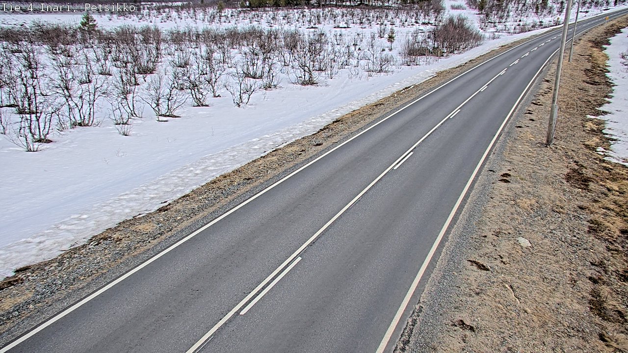 Weather Camera Image Väg 4 Enare, Petsikko, Inari, Lappi