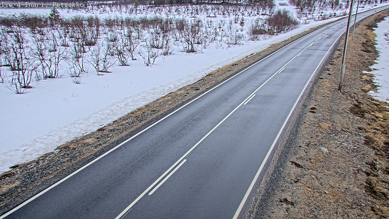 Weather Camera Image Väg 4 Enare, Petsikko, Inari, Lappi