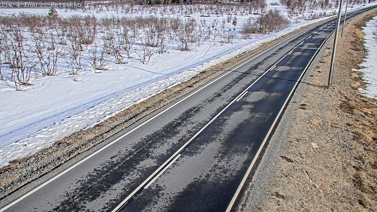 Weather Camera Image Väg 4 Enare, Petsikko, Inari, Lappi