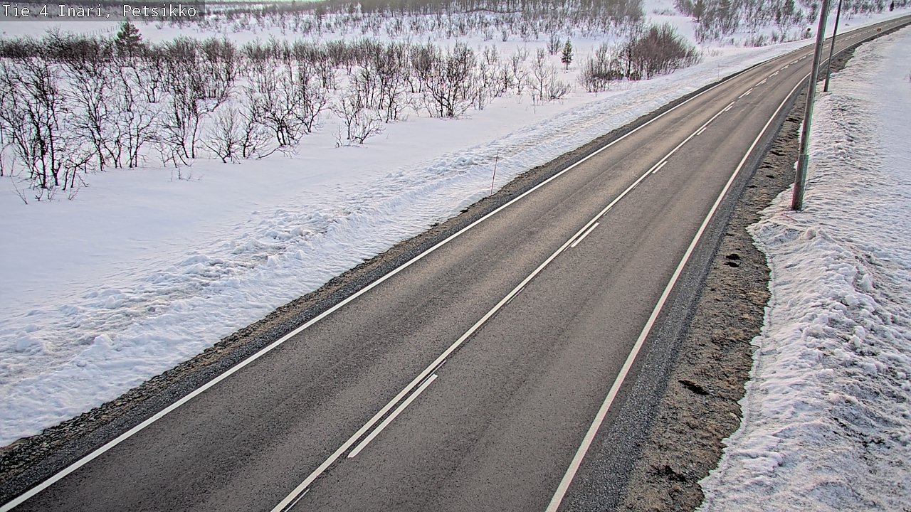 Weather Camera Image Road 4 Inari, Petsikko, Inari, Lappi