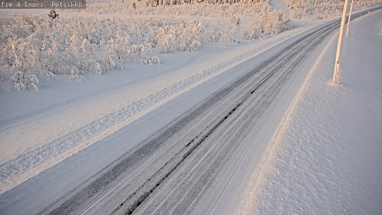 Kelikamerat Kuva Tie 4 Inari, Petsikko, Inari, Lappi