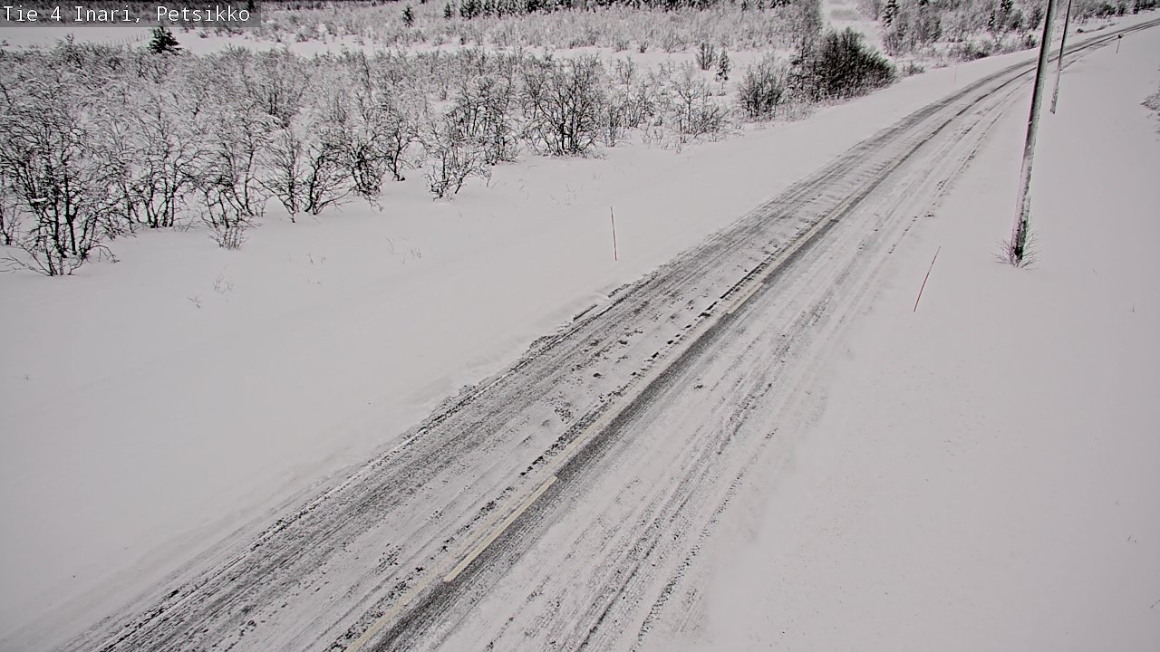 Weather Camera Image Väg 4 Enare, Petsikko, Inari, Lappi