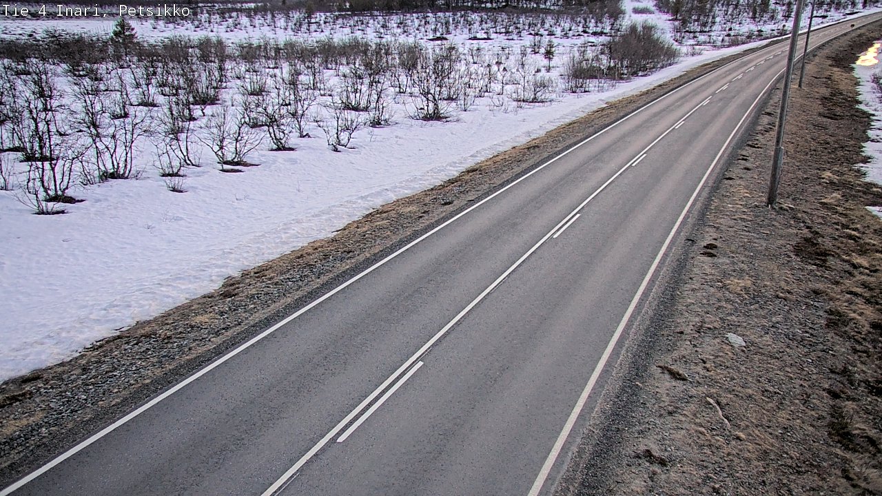 Kelikamerat Kuva Tie 4 Inari, Petsikko, Inari, Lappi