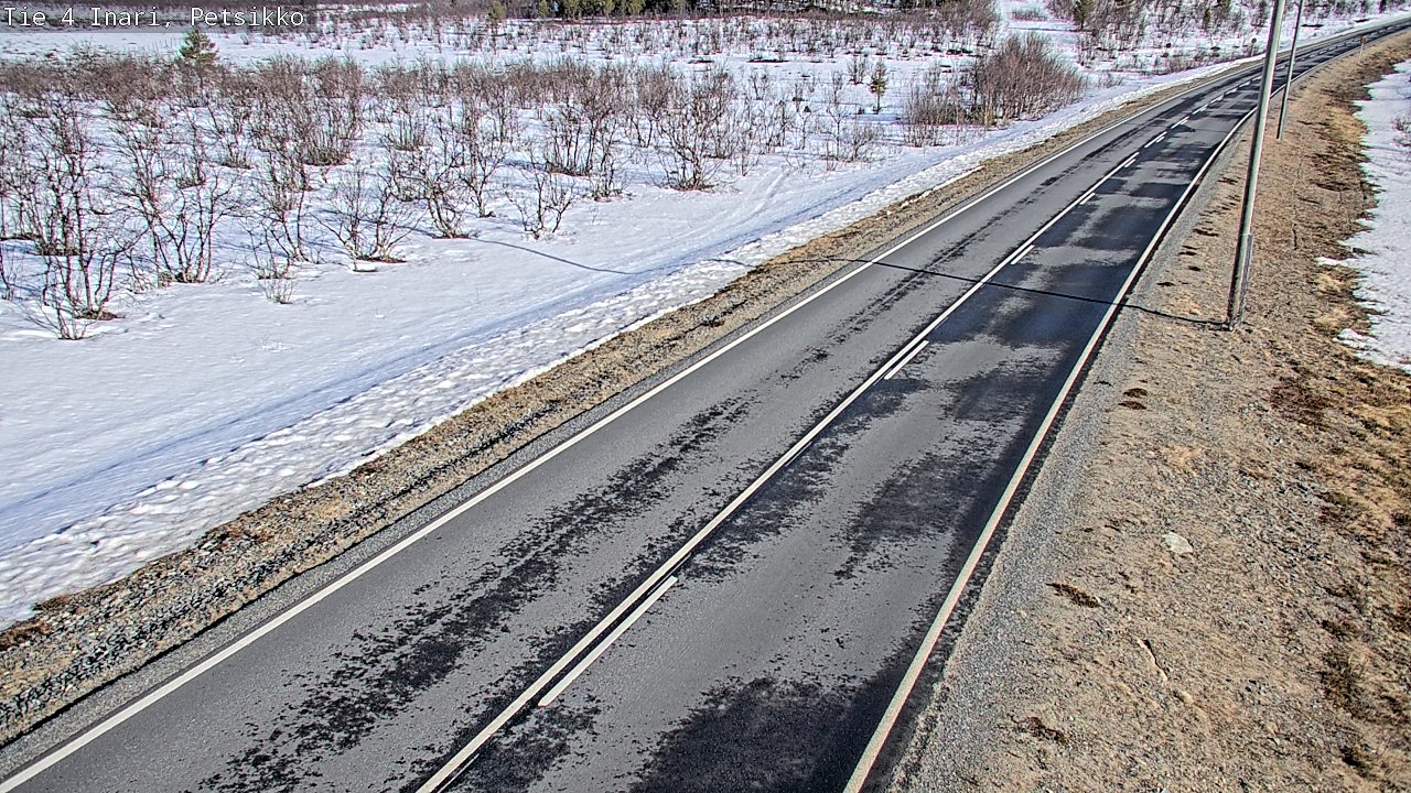 Weather Camera Image Väg 4 Enare, Petsikko, Inari, Lappi