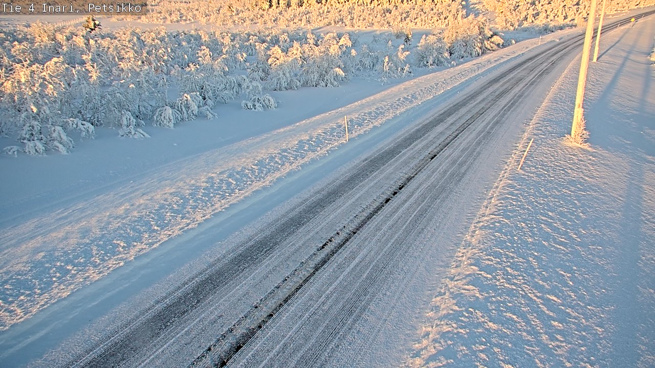 Kelikamerat Kuva Tie 4 Inari, Petsikko, Inari, Lappi