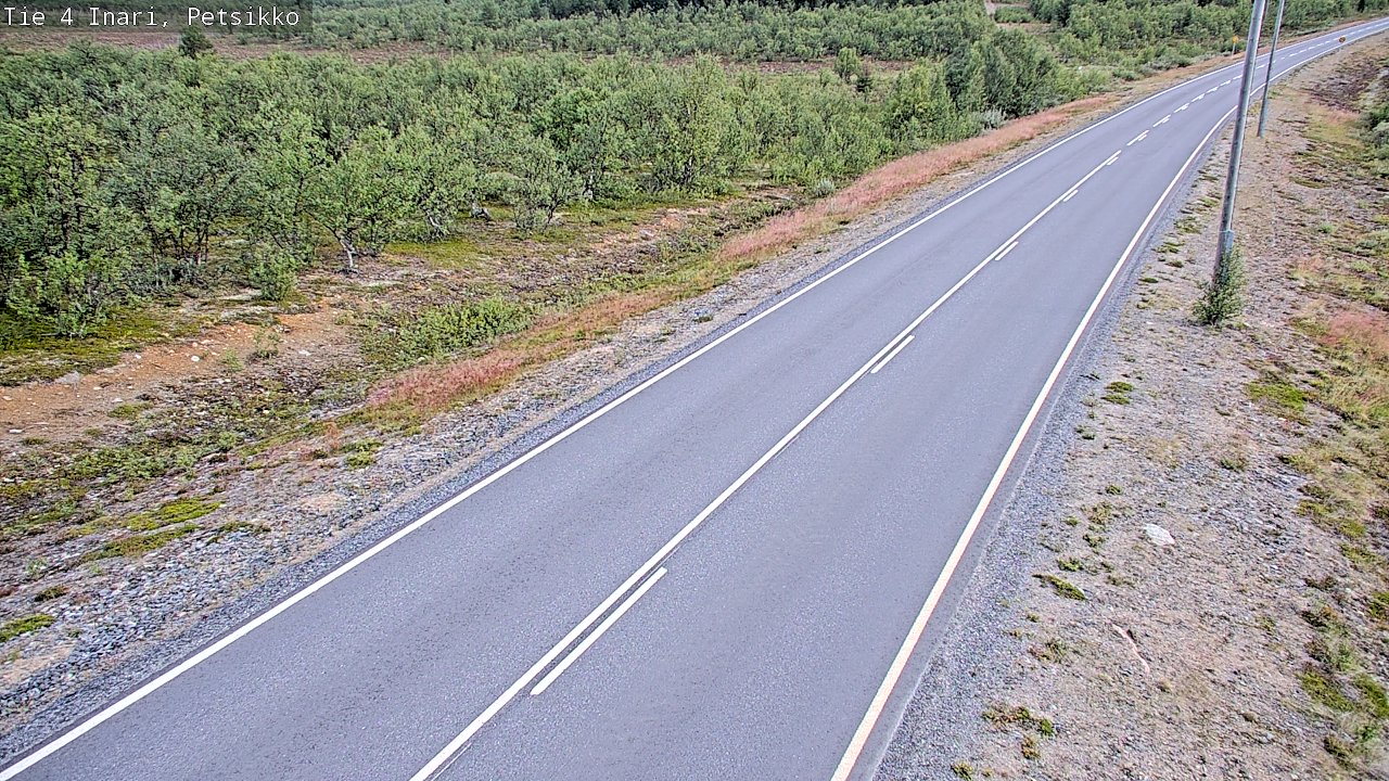 Weather Camera Image Road 4 Inari, Petsikko, Inari, Lappi