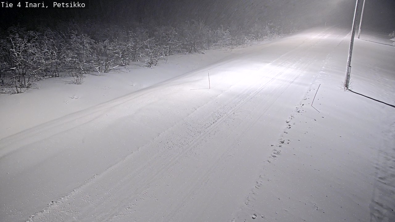Weather Camera Image Väg 4 Enare, Petsikko, Inari, Lappi