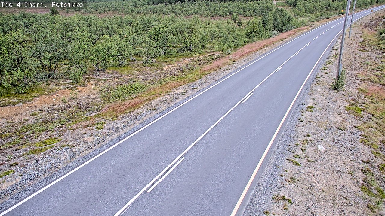 Weather Camera Image Road 4 Inari, Petsikko, Inari, Lappi