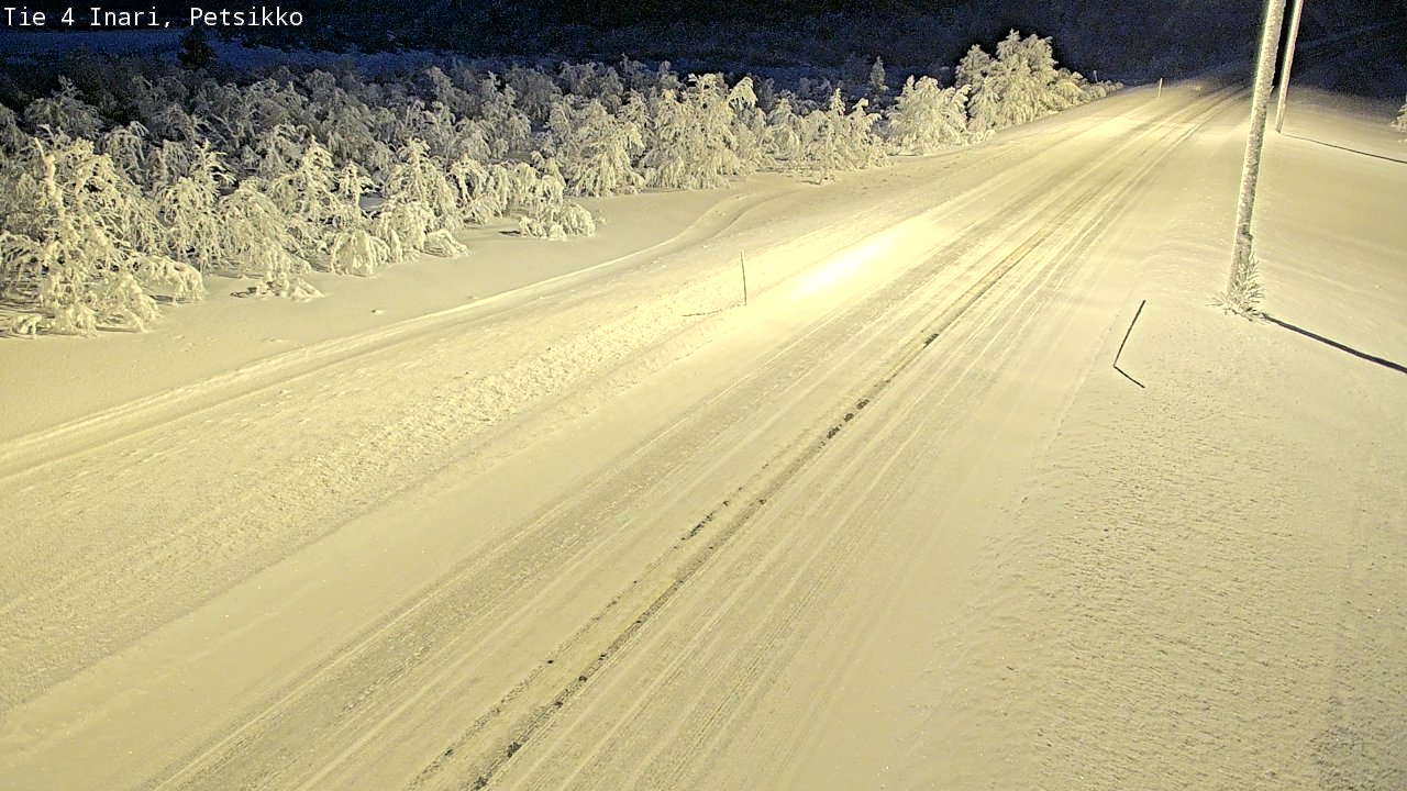 Kelikamerat Kuva Tie 4 Inari, Petsikko, Inari, Lappi
