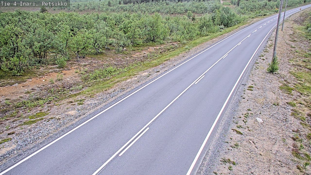 Kelikamerat Kuva Tie 4 Inari, Petsikko, Inari, Lappi