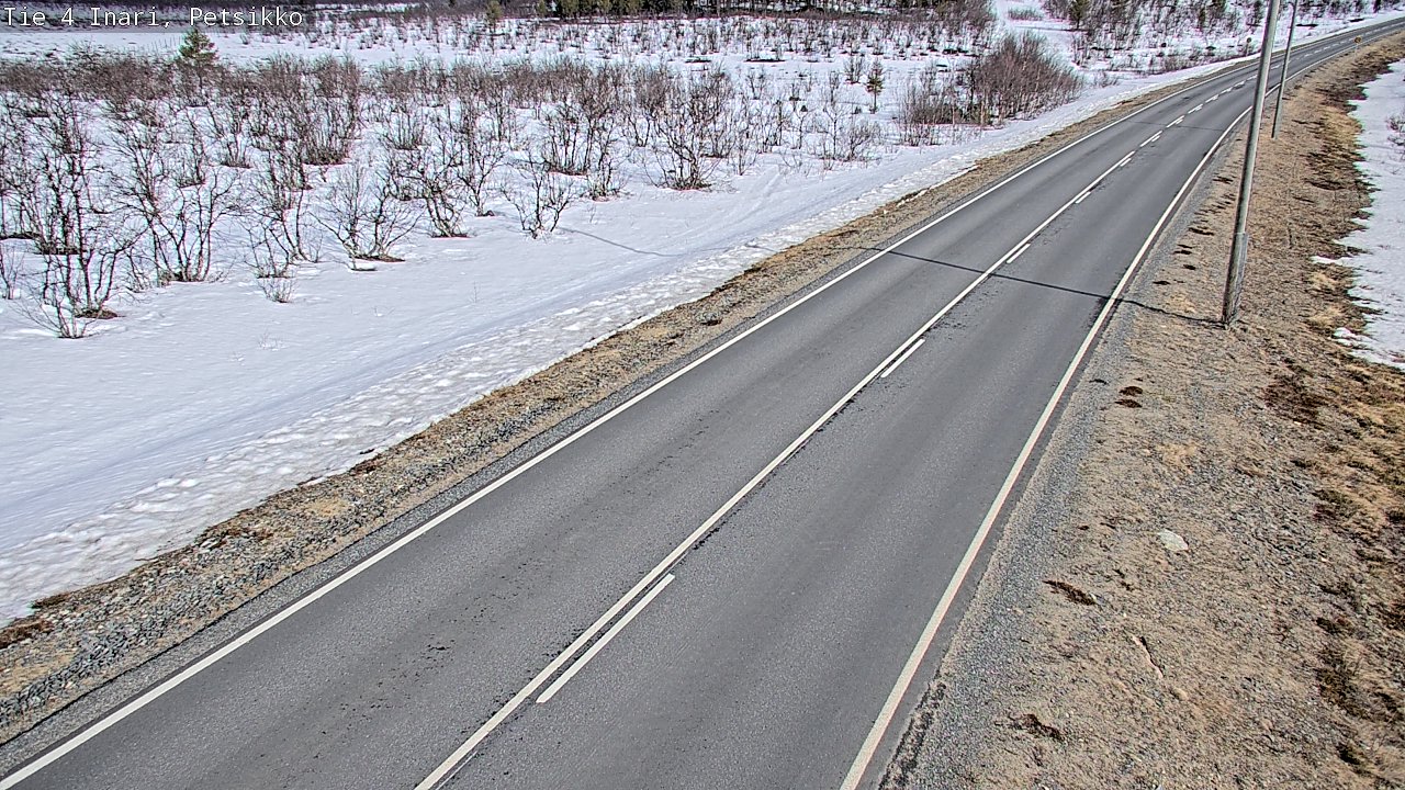 Weather Camera Image Väg 4 Enare, Petsikko, Inari, Lappi
