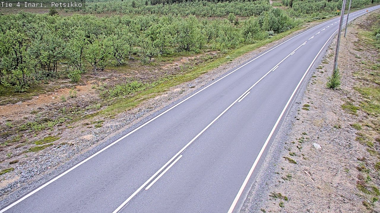 Kelikamerat Kuva Tie 4 Inari, Petsikko, Inari, Lappi
