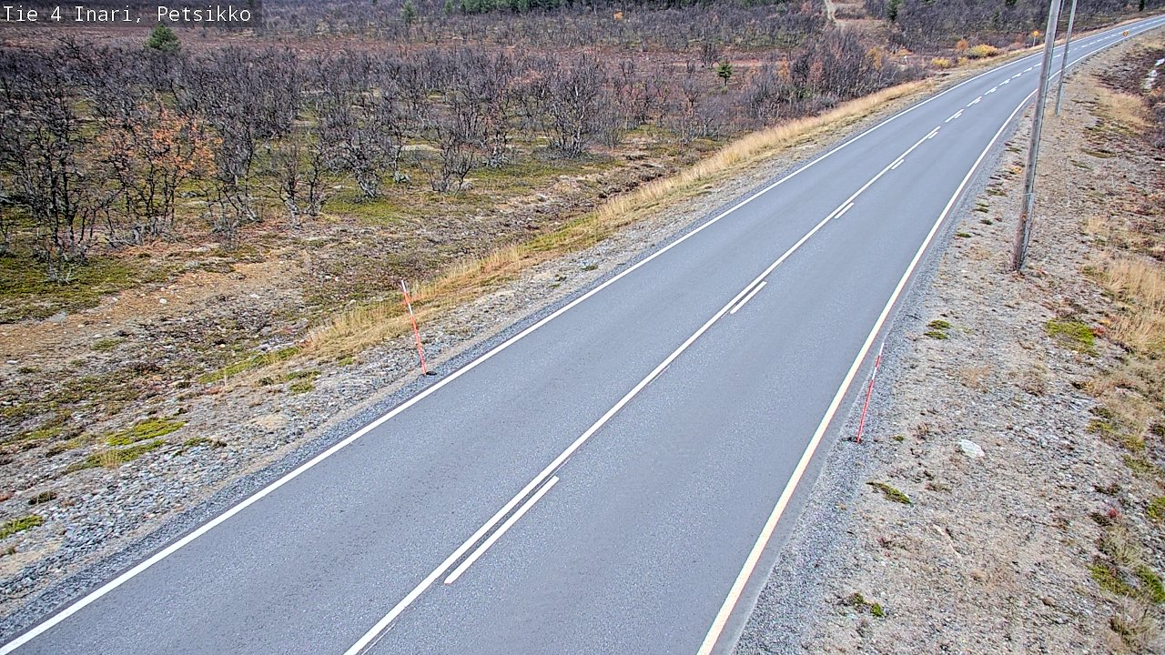 Kelikamerat Kuva Tie 4 Inari, Petsikko, Inari, Lappi