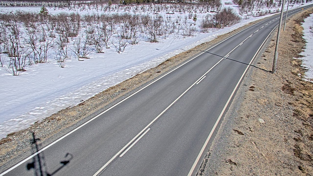 Weather Camera Image Väg 4 Enare, Petsikko, Inari, Lappi
