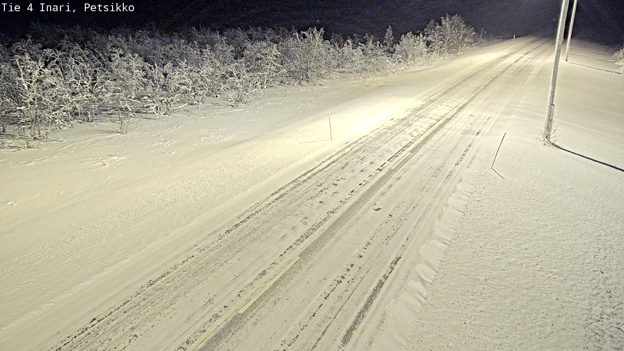 Kelikamerat Kuva Tie 4 Inari, Petsikko, Inari, Lappi