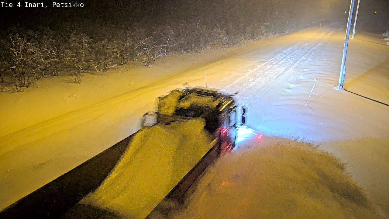 Weather Camera Image Väg 4 Enare, Petsikko, Inari, Lappi