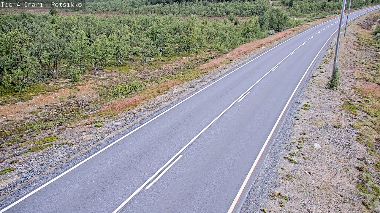 Weather Camera Image Road 4 Inari, Petsikko, Inari, Lappi