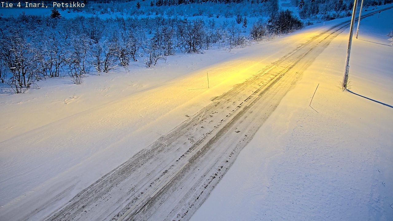 Kelikamerat Kuva Tie 4 Inari, Petsikko, Inari, Lappi