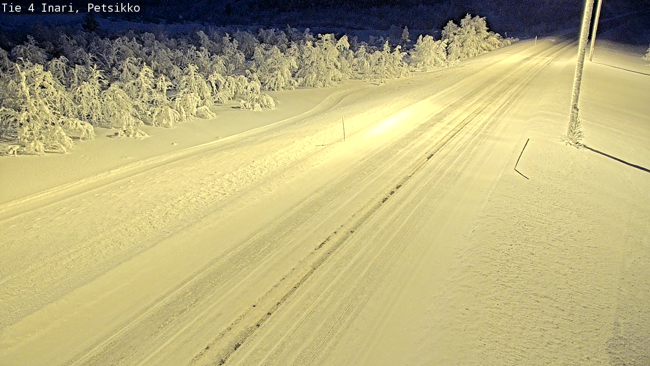 Kelikamerat Kuva Tie 4 Inari, Petsikko, Inari, Lappi