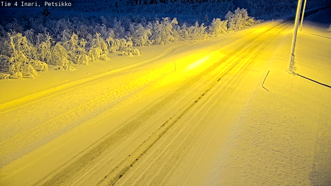 Kelikamerat Kuva Tie 4 Inari, Petsikko, Inari, Lappi