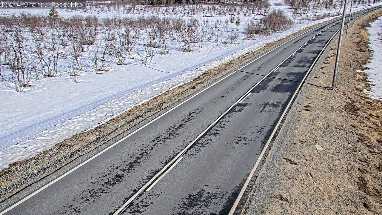 Weather Camera Image Väg 4 Enare, Petsikko, Inari, Lappi