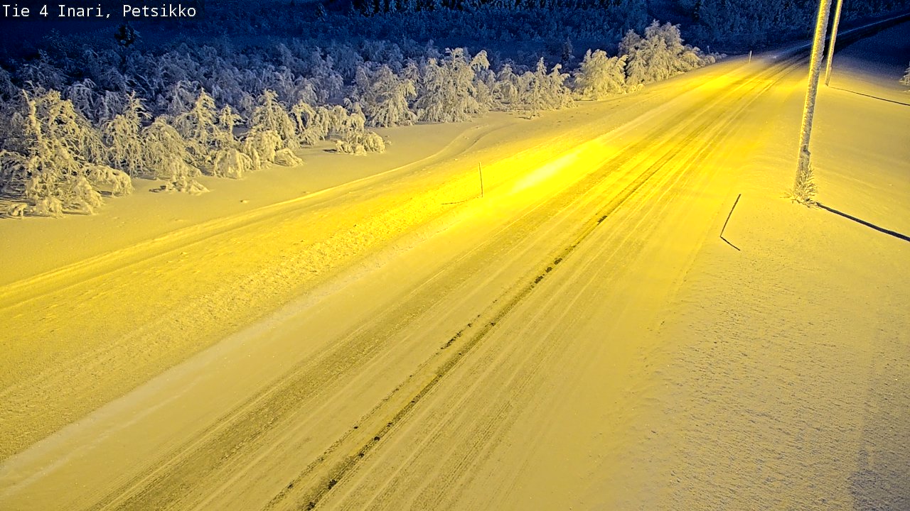 Kelikamerat Kuva Tie 4 Inari, Petsikko, Inari, Lappi
