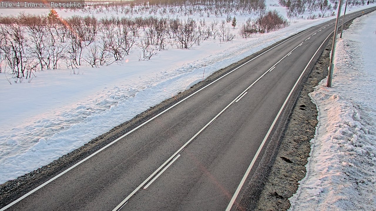 Kelikamerat Kuva Tie 4 Inari, Petsikko, Inari, Lappi