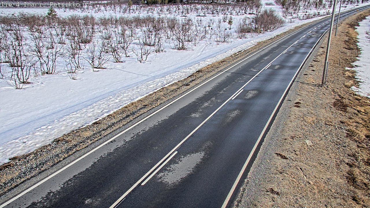 Weather Camera Image Väg 4 Enare, Petsikko, Inari, Lappi