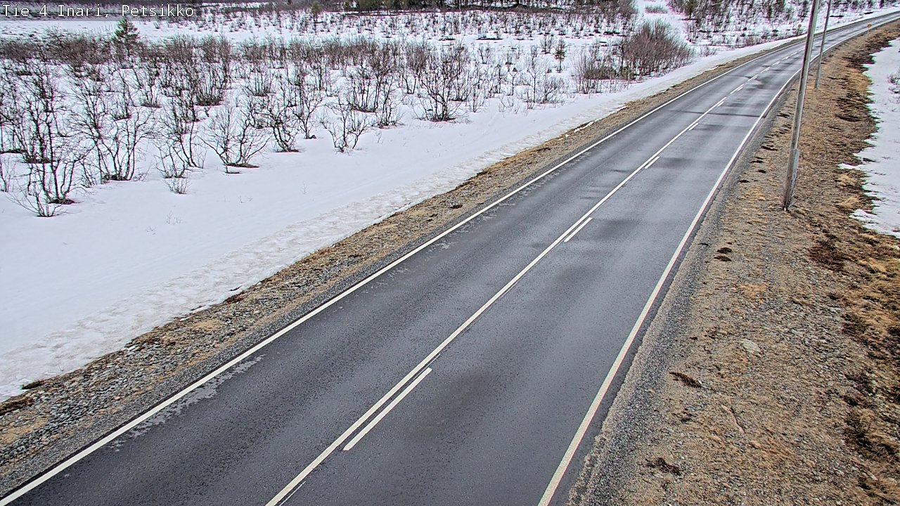 Weather Camera Image Väg 4 Enare, Petsikko, Inari, Lappi
