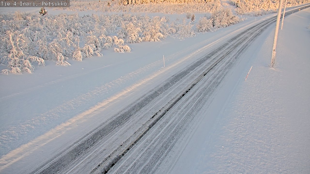Kelikamerat Kuva Tie 4 Inari, Petsikko, Inari, Lappi