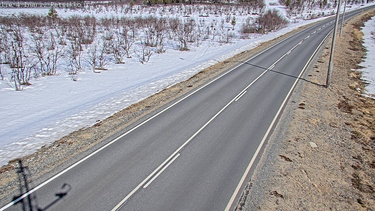 Weather Camera Image Väg 4 Enare, Petsikko, Inari, Lappi