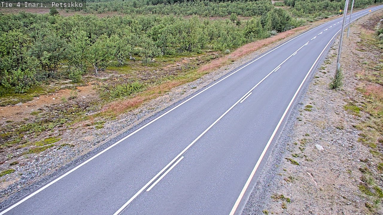 Weather Camera Image Road 4 Inari, Petsikko, Inari, Lappi