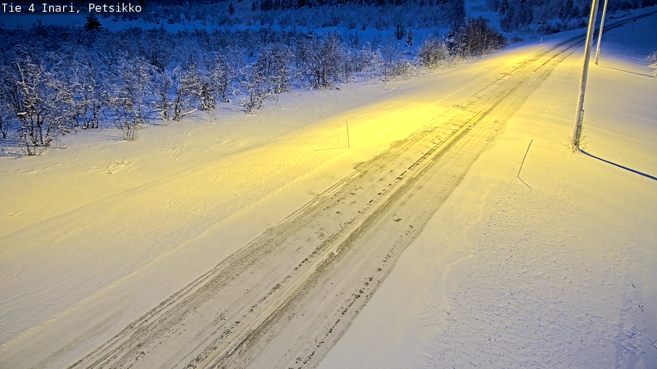 Kelikamerat Kuva Tie 4 Inari, Petsikko, Inari, Lappi