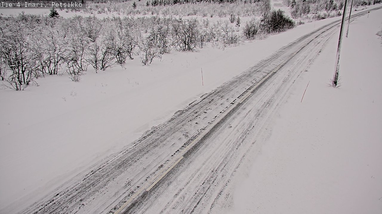 Weather Camera Image Väg 4 Enare, Petsikko, Inari, Lappi